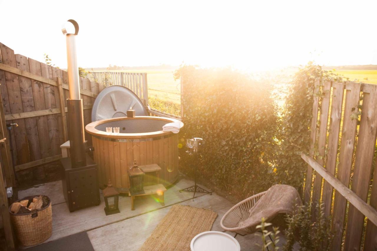 Zeezand Recreatie Cozy Chalets Stolpen エクステリア 写真